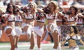 Cincinatti Bengals cheerleaders banned from wearing underwear on their  lower half but require full support up top | Daily Mail Online