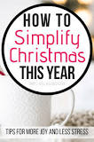 How do you simplify Christmas?