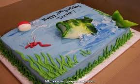 Gone fishing birthday party planning ideas cake decorations idea. Images Of Fish Birthday Cakes Gu 273 Birthday Is An Indispensable Matter For Dealings And Each Individual T Fish Cake Birthday Birthday Sheet Cakes Fish Cake