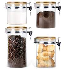 Glass Storage Jars With Airtight
