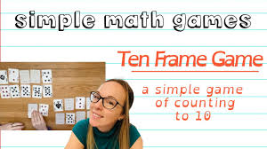 ten frame game kindergarten math game