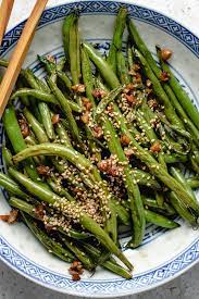 chinese garlic green beans sauteed