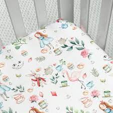 Fitted Sheet 100 Cotton Alice In