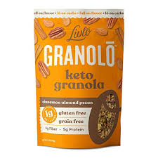 The combination of nuts, seeds, brown rice and prebiotic fiber help you maintain ketosis. Livlo Keto Nut Granola Cereal 1g Net Carbs Grain Free Gluten Free Perfect Keto Friendly