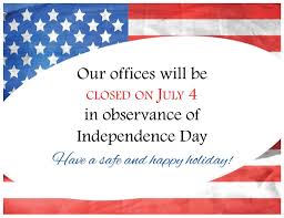 4th Of July Closed Sign Holiday Sign For Workplace Status Wallpapers