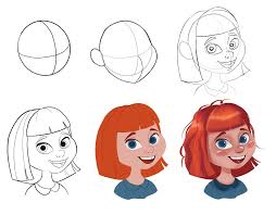 how to draw a human in cartoon style