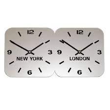 acrylic time zone clock
