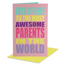 Most Awesome Parents Greeting Card At Best Prices In India