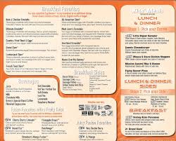 take out menu for denny s