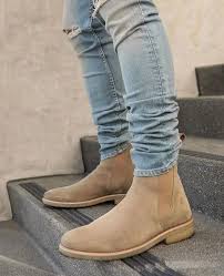The grey suede in these boots is a nice neutral grey that would look perfect with either light or dark outfits. 7 Awesome Men S Boot Styles That You Need To Know Boots Outfit Men Chelsea Boots Outfit Mens Boots Fashion