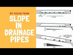 slope in drainage pipe you