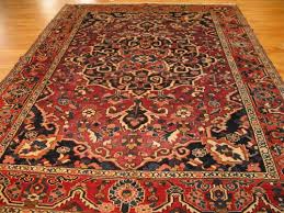 bakhtiari geometric persian rug wool