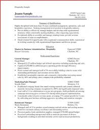Hospitality Resume Example Glazier Resume Examples Best Of Sample