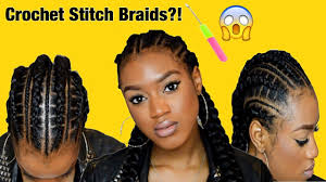 The flowers on the braid are a good addition for wedding while you can keep it free from accessories if you are going out with your. Crochet Stitch Braids For Short Hair Beginners W Elastics Summer 2017 Hairstyles Arimethod Youtube