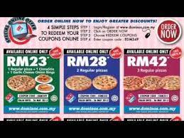 Domino's coupons, promo codes | apr. Domino S Pizza Coupon Malaysia Youtube