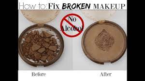 how to fix broken makeup no alcohol