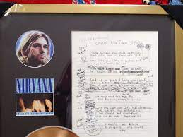 Find more of nirvana lyrics. Nirvana 7 Gold Disc Record Smells Like Teen Spirit Catawiki
