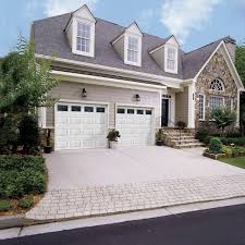 intellicore insulated white garage door