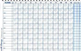 Baseball Online Scorecard Scoresheet How To Score A Scores
