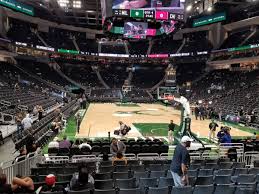 Fiserv Forum Section 102 Milwaukee Bucks Rateyourseats Com