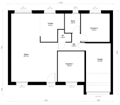 2 chambres modèle habitat concept 101