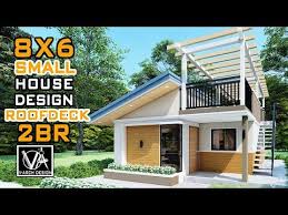 8x6 Small Bungalow House With Roofdeck