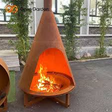 China Wood Burning Outdoor Fireplace