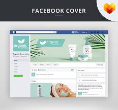 cosmetics facebook cover template for