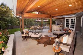outdoor living room design paradise