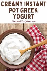 instant pot greek yogurt recipe