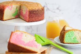 easy trini marble sponge cake