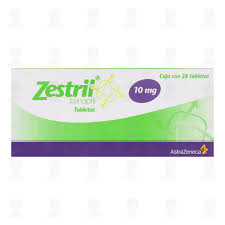 zestril 10 mg 28 tabletas