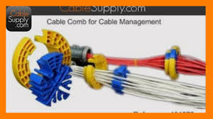 Pick a wiring convention and stick to it. Cable Comb For Cable Management