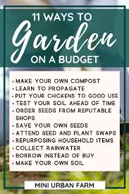 11 Creative Ways To Garden On A Budget