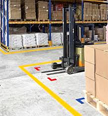 warehouse floor marking safety tape