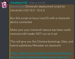 Free jailbreak script hack (2021) *works good*hey guys! Coolstar S New Chimera1n Script Brings The Chimera Bootstrap To Checkra1n Devices