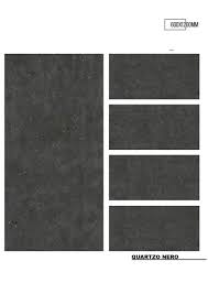 matte black quartz nero floor tiles