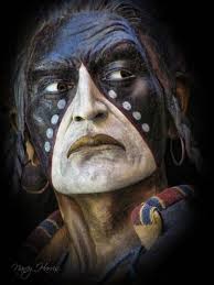 Native American Face Paint War Face
