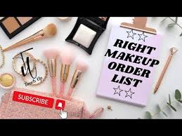 the right order to apply makeup makeup