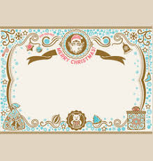 Christmas Certificate Border Vector Images Over 1 000