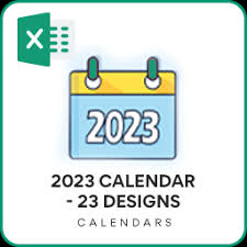 excel calendar 2023 with 23 designed