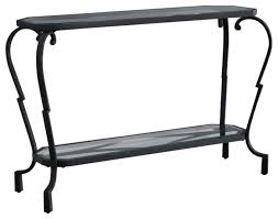 Tempered Glass Modern Console Table
