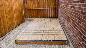 how to build a shed floor build a