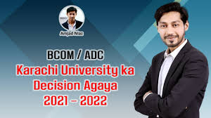 bcom adc karachi university ka