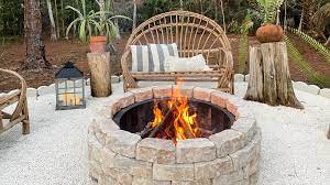 how to create a diy fire pit in your yard