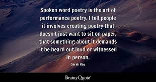sarah kay spoken word poetry is the