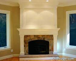cover brick fireplace with wood panels