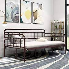 twin daybed metal frame platform with