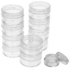 20 pcs clear balm cosmetic jars