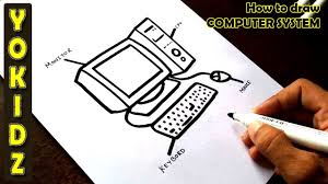 How To Draw Computer System